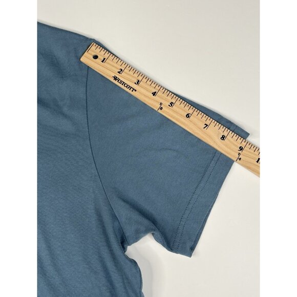 Ski The East Graphic Crewneck Tee T-Shirt Men’s XL Snow Lift Blue Cotton - Picture 11 of 11